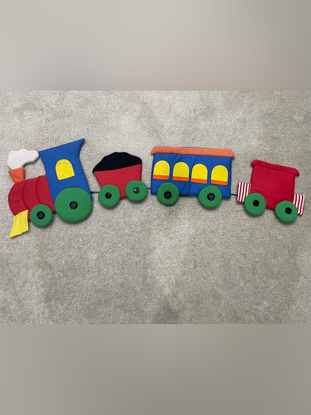 Soft kids train wall decor